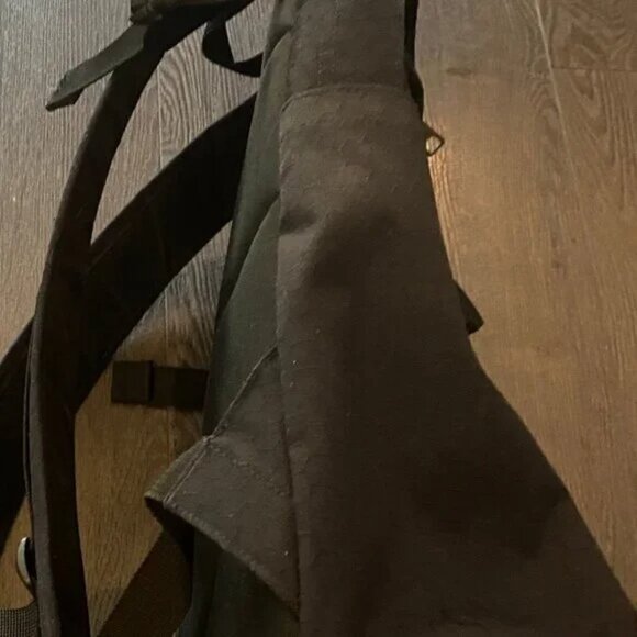 Carhartt WIP Leon Backpack Black  Streetwear Casual Everyday Bag preowned - Picture 13 of 13